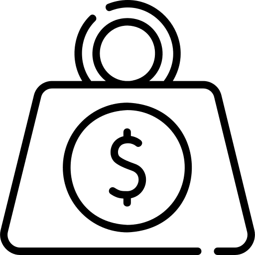 Debt debt banking obligation icon