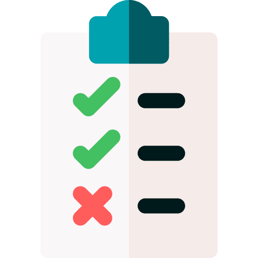 Check list clipboard submission check list icon