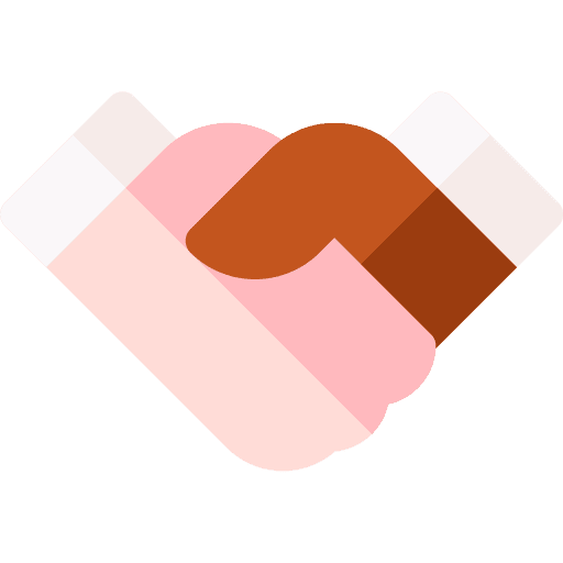 Handshake reconciliation hands agreement icon