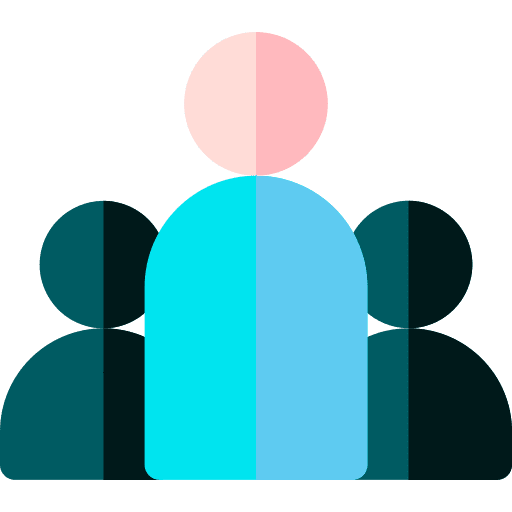 Leader reunion networking boss icon