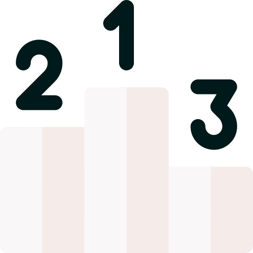 Podium leaderboard position olympic games icon