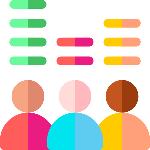 Progress goal development people icon