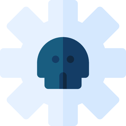 Hacking crime skull miscellaneous icon