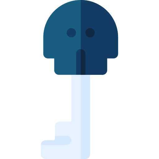 Key cyber attack miscellaneous key icon