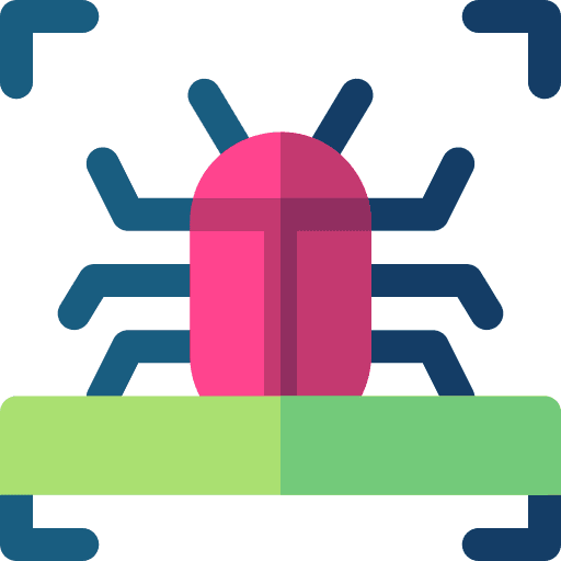 Scanning malware antivirus software icon