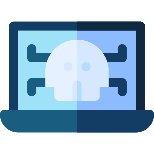 Skull miscellaneous website laptop icon