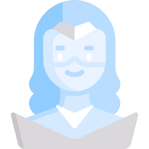 Character game science fiction woman icon