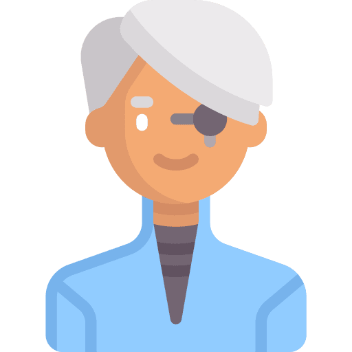 Character woman white hair science fiction icon