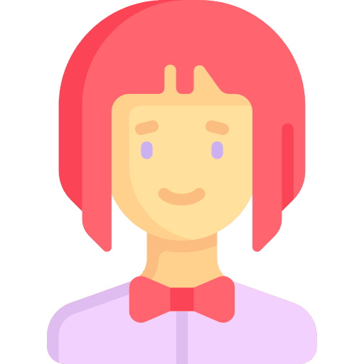Gamer avatar woman user icon