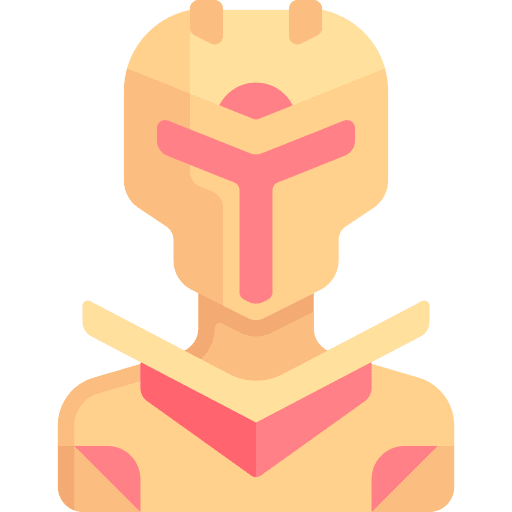 Robot cultures video game character icon