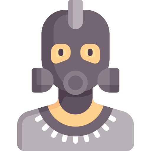 Character avatar face mask character icon