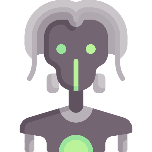 Character people science fiction character icon