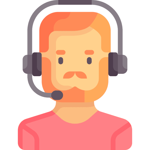 Gamer redhead man boy icon