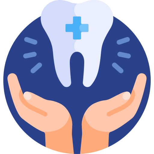 Dental care dentist health healthcare and medical icon