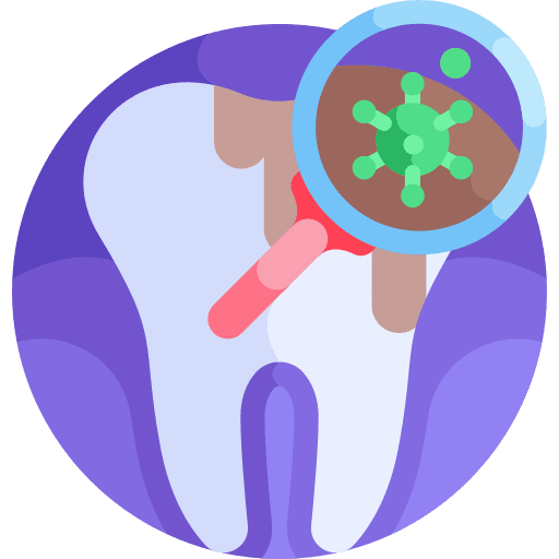 Dirty tooth teeth dental care icon