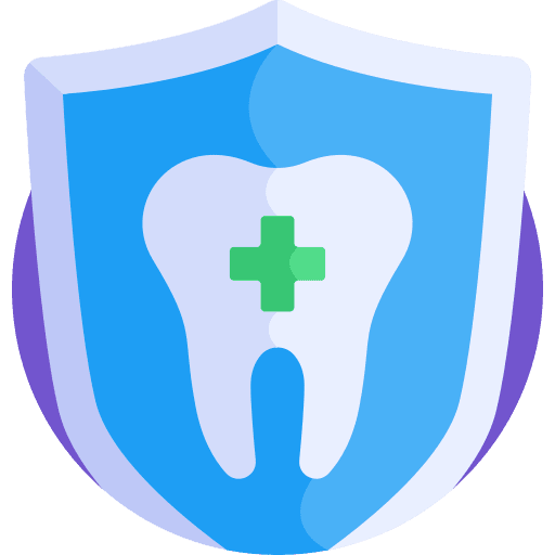 Protection tooth protection security icon