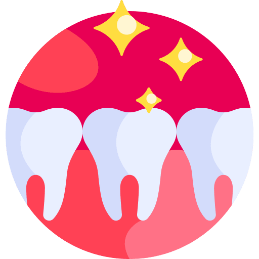 Clean tooth dentist hygiene icon