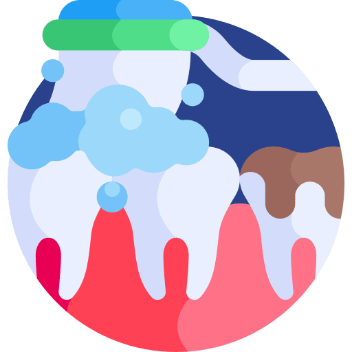 Toothpaste toothbrush toothpaste teeth icon