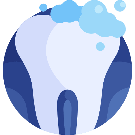 Brushing teeth dentist dental care hygiene icon