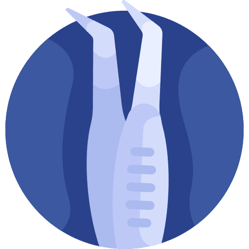 Tweezers dentist hygiene tool icon