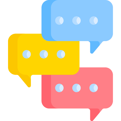 Chatting conversation chatting speech bubble icon