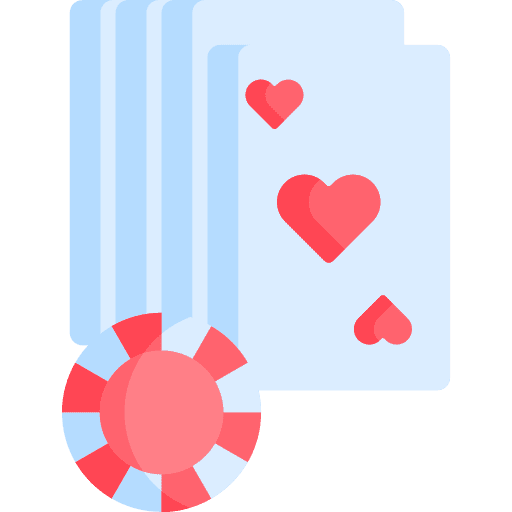 Gambling playing cards card game entertainment icon