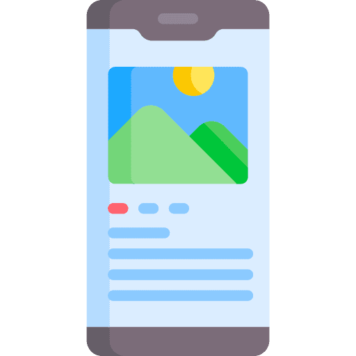 Smartphone image social network social media icon