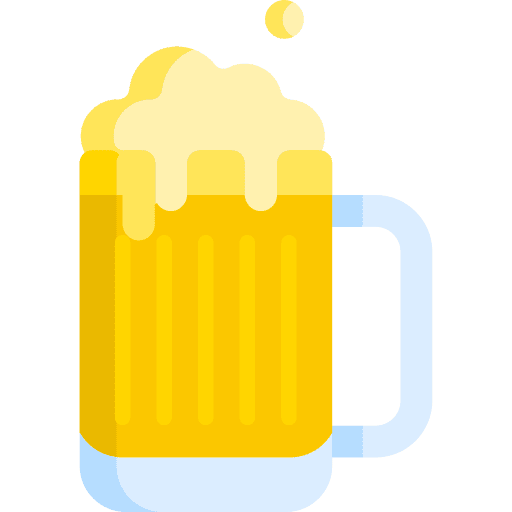 Beer mug food and restaurant beer mug icon