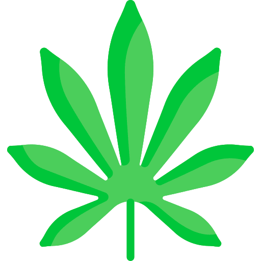 Cannabis weed miscellaneous addiction icon