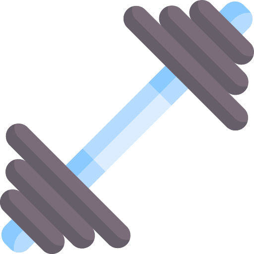 Dumbbell sports and competition gym dumbbell icon