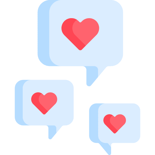 Like rating ui love icon