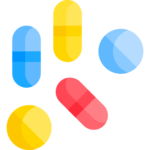 Pills healthcare and medical medicine pharmacy icon