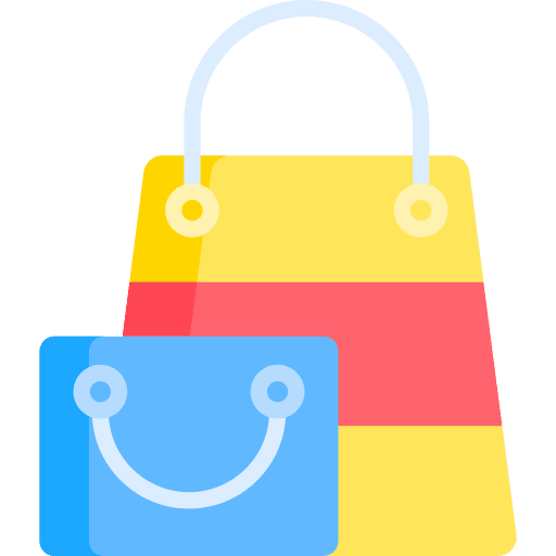 Shopping shopping bag store bags icon
