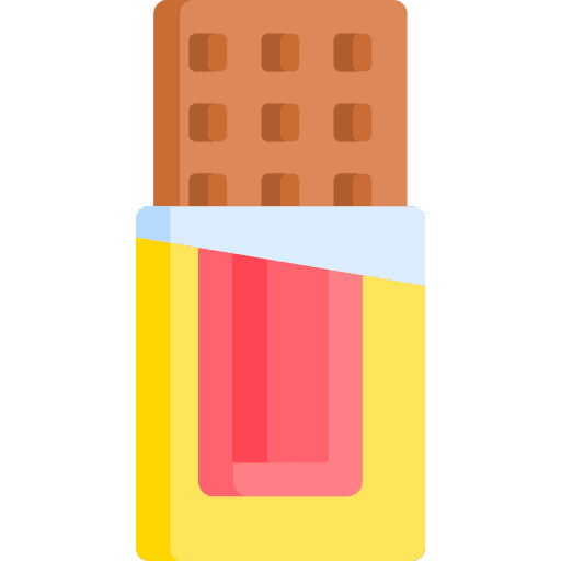 Chocolate bar food chocolate bar bar icon