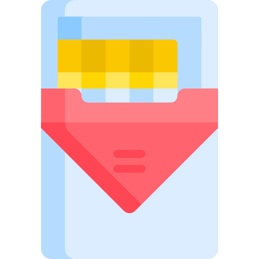 Cigarettes unhealthy nicotine pack icon