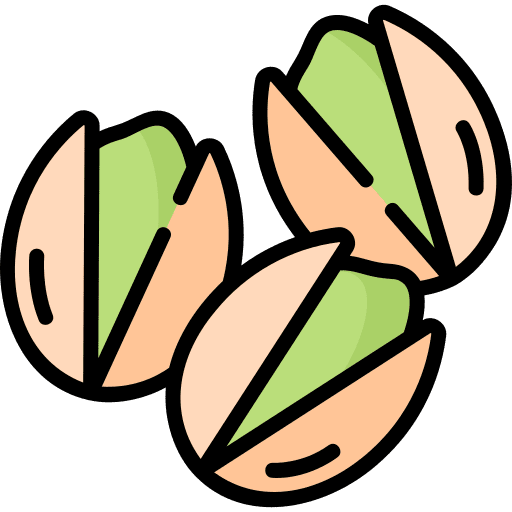 Pistachio food cashew food and restaurant icon