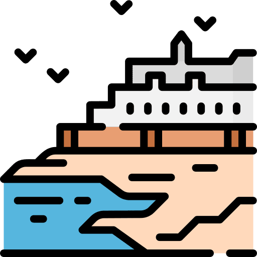 Essaouira architecture and city city morocco icon