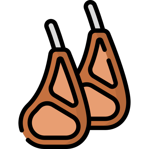 Lamb proteins lamb mutton icon