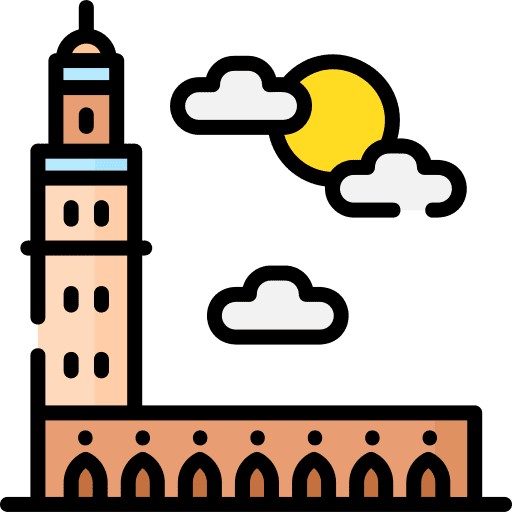 Marrakech architecture and city morocco cultures icon