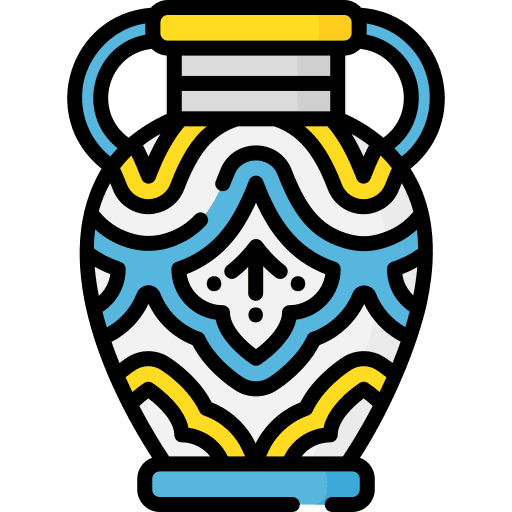 Pottery cultures vase art and design icon