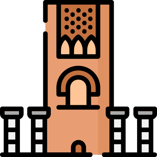 Rabat rabat architecture and city archeology icon