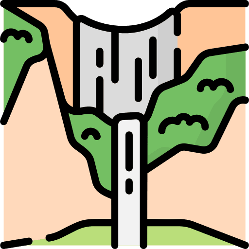 Ouzoud ouzoud nature water icon