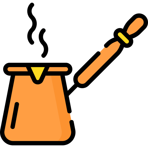 Cezve exotic culture kitchenware icon