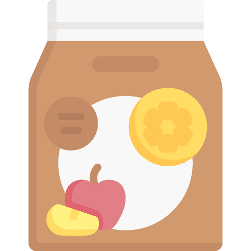 Dried fruit food and restaurant salty dried fruit icon