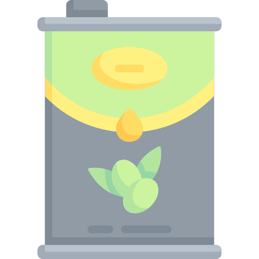 Olive oil ingredient food and restaurant cooking icon