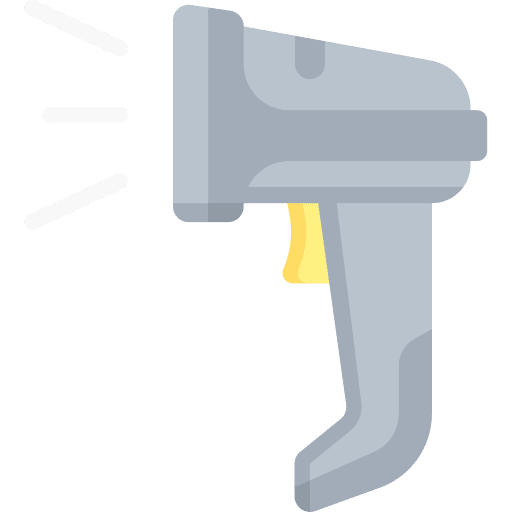 Barcode scanner barcode scanner electronics commerce and shopping icon