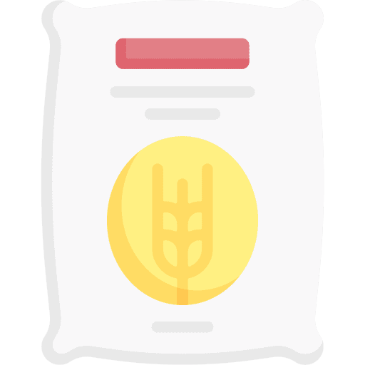 Flour sack ingredient flour icon