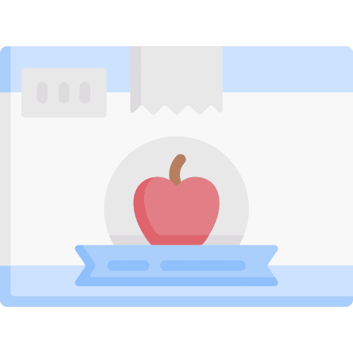Box apples shipping food and restaurant icon