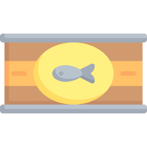 Canned food food and restaurant tuna container icon