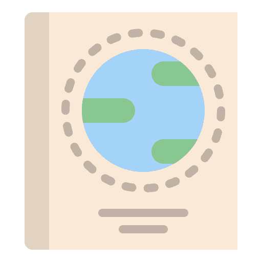 Travel guide guide book paper book icon